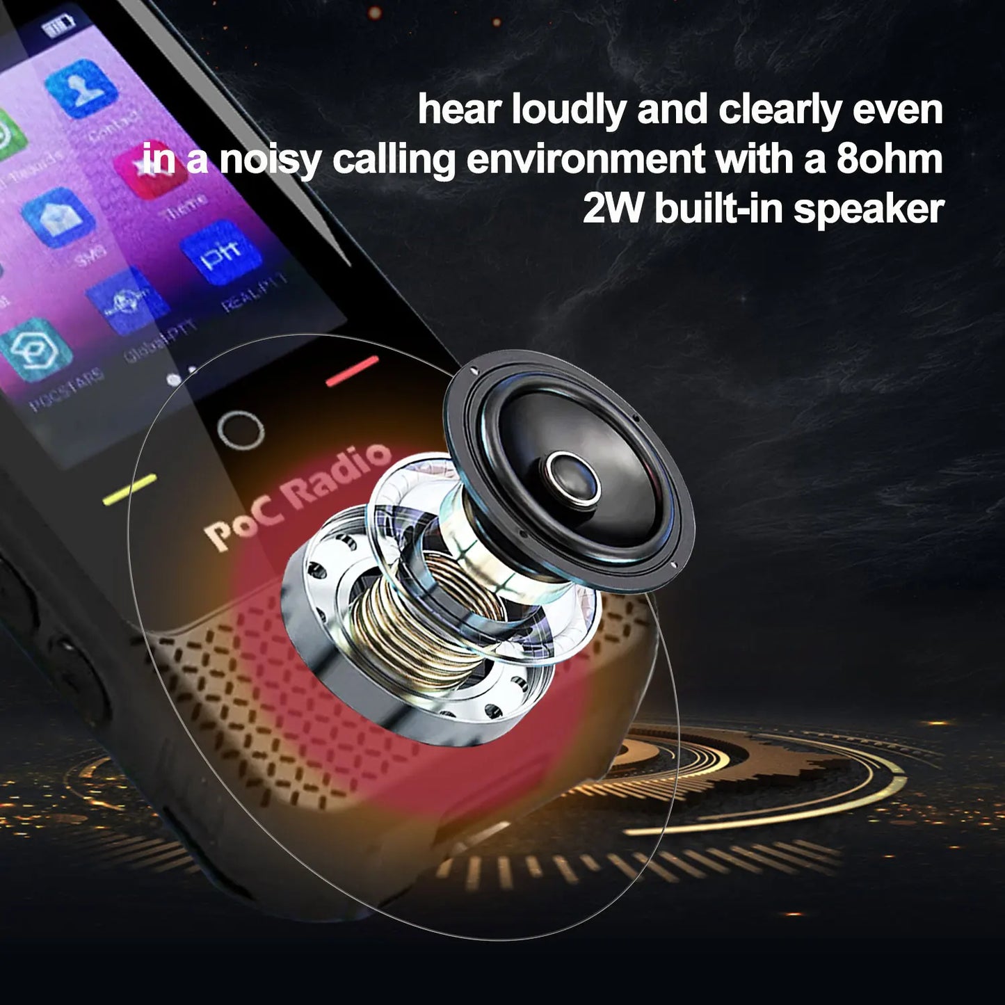 HI-B5Pro Walkie Talkie with Touch Screen