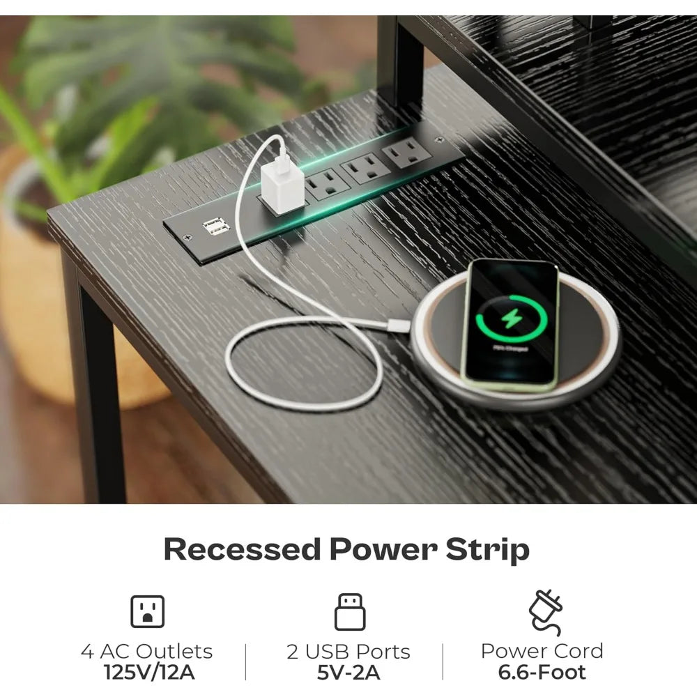 Reversible L Shaped Gaming Desk