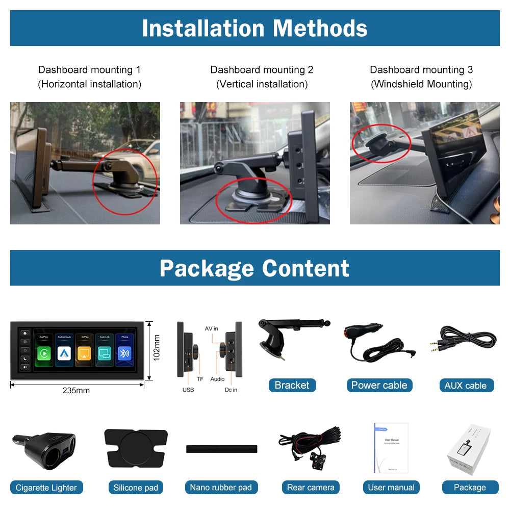 8.8 Inch Touch Screen Wireless Carplay