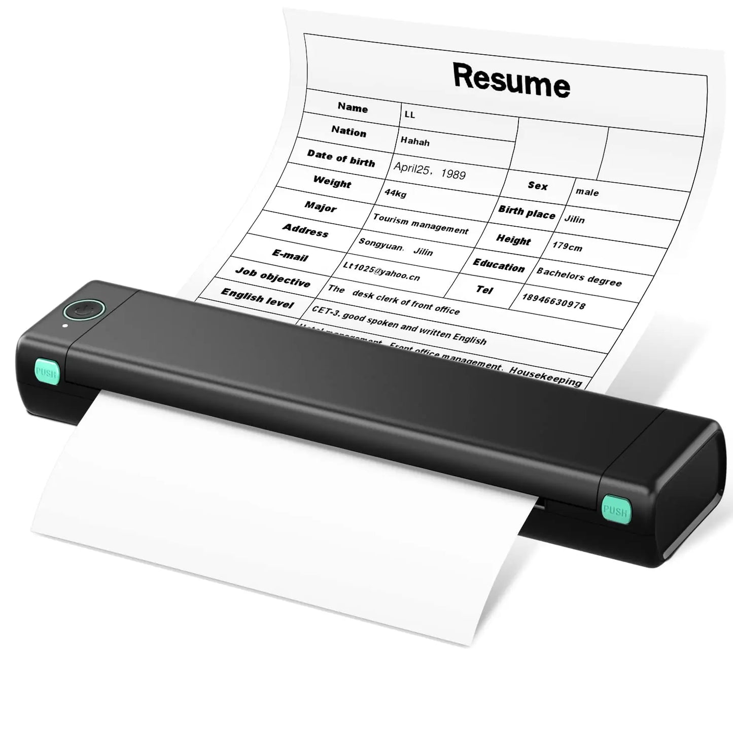 Portable Inkless Printer