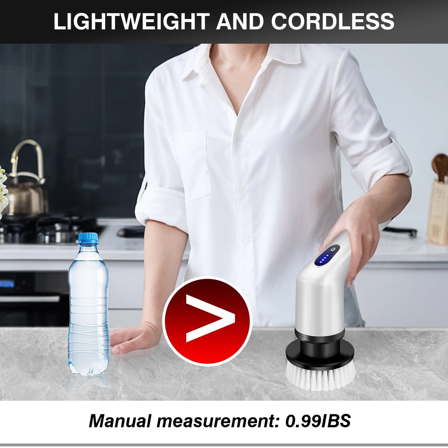 DayPlus Cordless Electric Cleaning Brush