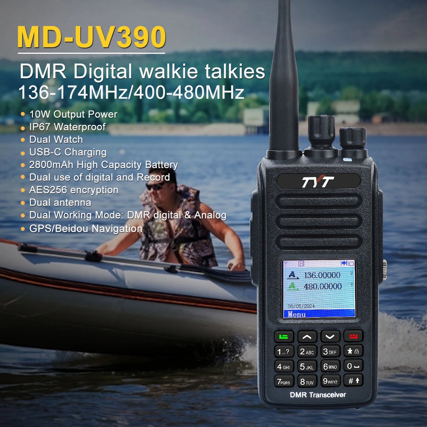 MD-UV390 Walkie Talkie